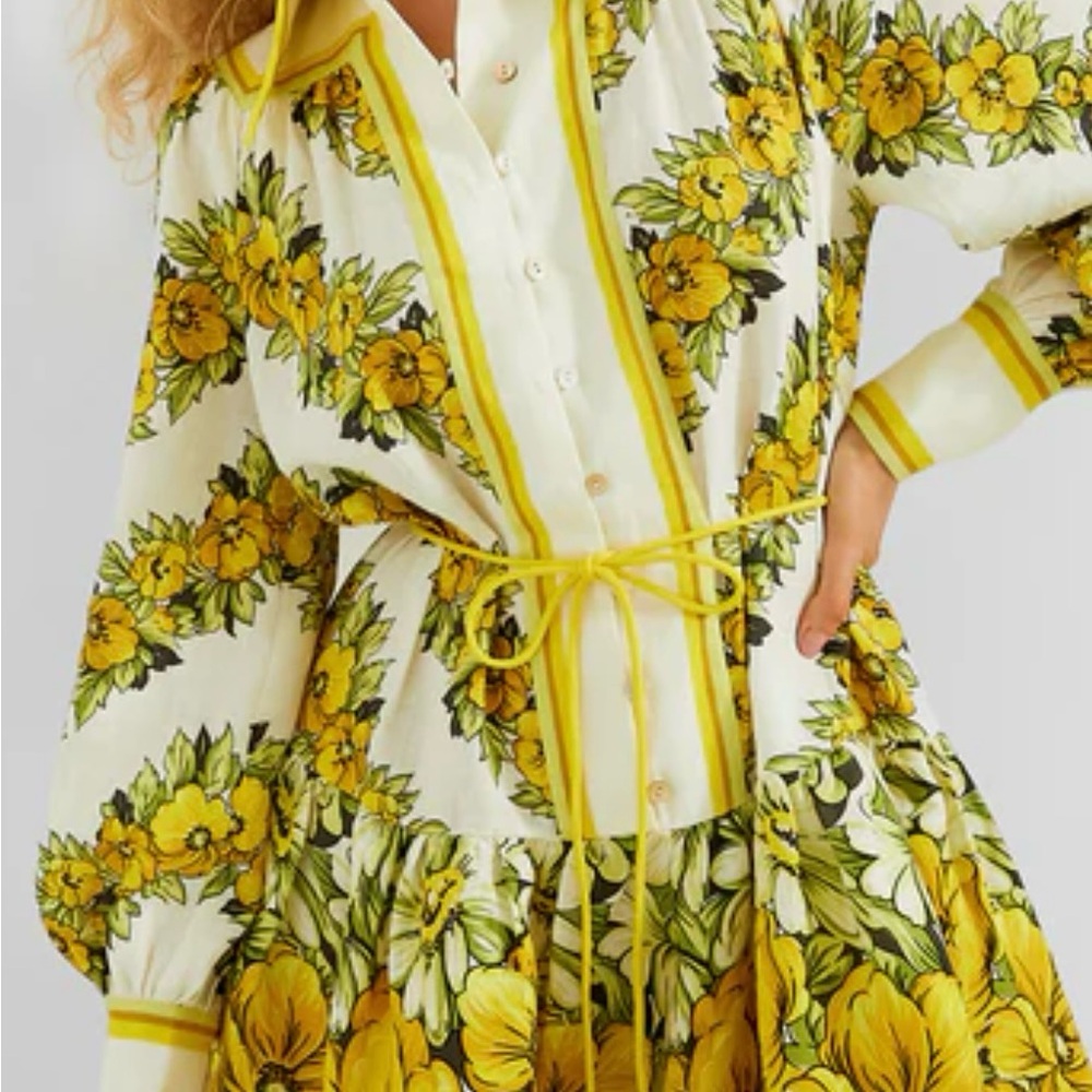 ALÉMAIS linen min Dress